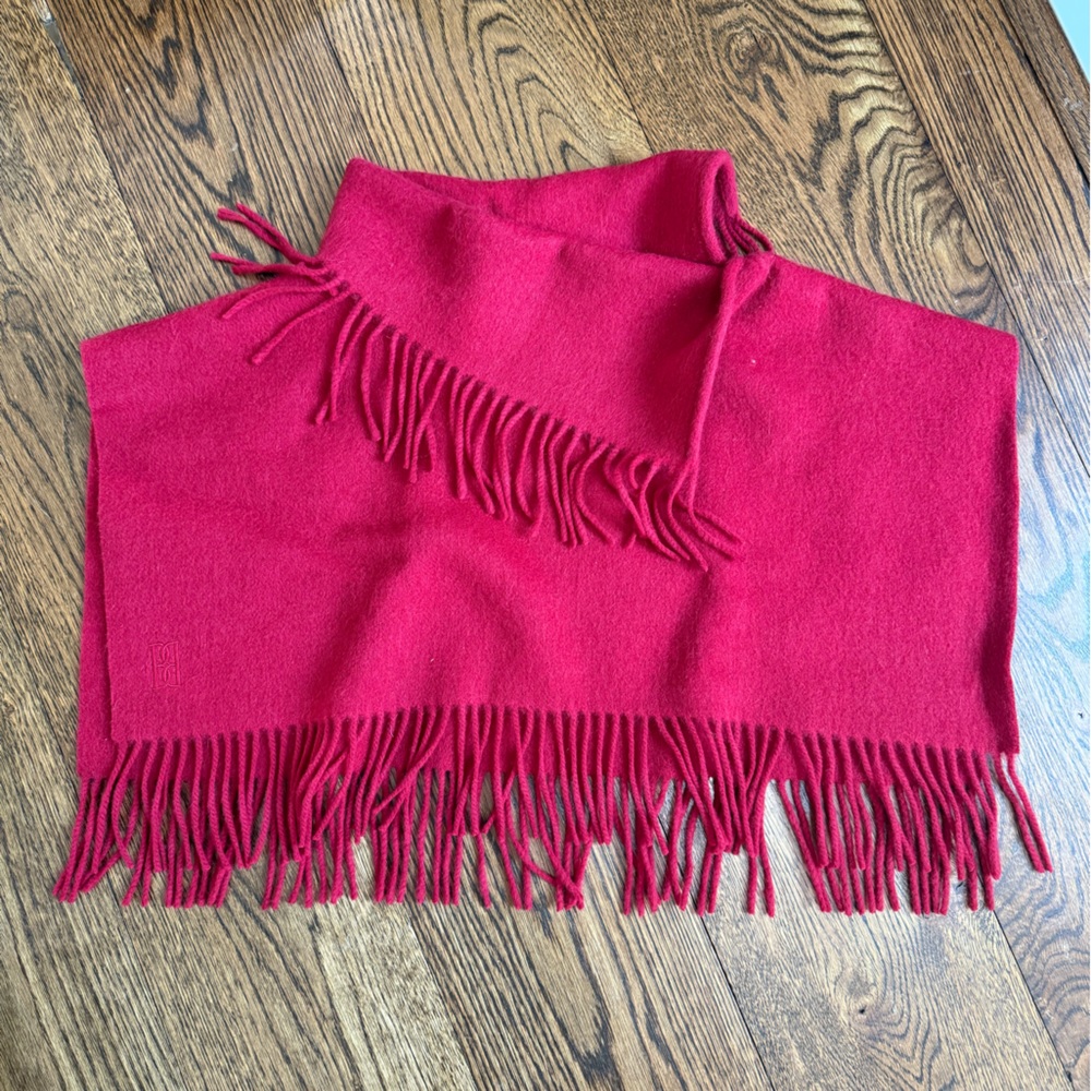 By Malene Birger wool fringe bib scarf